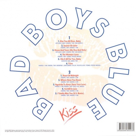 Bad Boys Blue - Kiss (Red) (4680068802233) виниловая пластинка - фото 4
