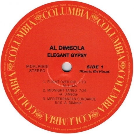 Al Di Meola - Elegant Gypsy (8718469531929) виниловая пластинка - фото 3