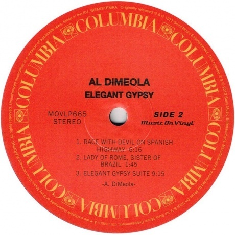 Al Di Meola - Elegant Gypsy (8718469531929) виниловая пластинка - фото 4