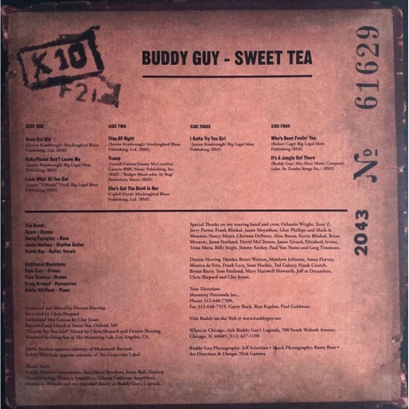 Buddy Guy - Sweet Tea (8719262004993) виниловая пластинка - фото 9