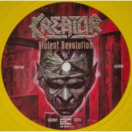 Kreator - Violent Revolution (Transparent Yellow) (0727361564636) виниловая пластинка - фото 11