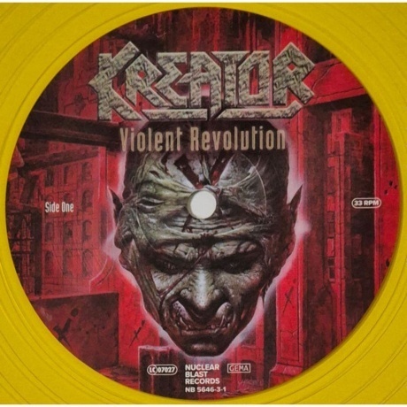 Kreator - Violent Revolution (Transparent Yellow) (0727361564636) виниловая пластинка - фото 5