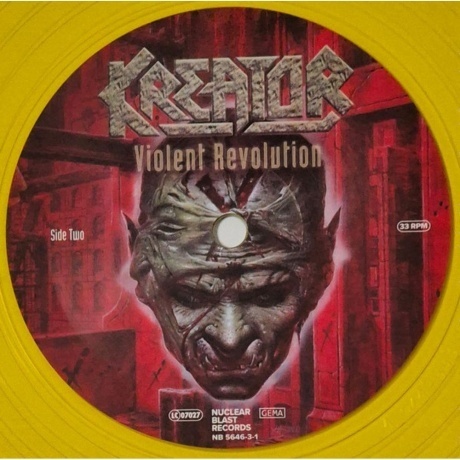 Kreator - Violent Revolution (Transparent Yellow) (0727361564636) виниловая пластинка - фото 7