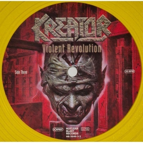 Kreator - Violent Revolution (Transparent Yellow) (0727361564636) виниловая пластинка - фото 9
