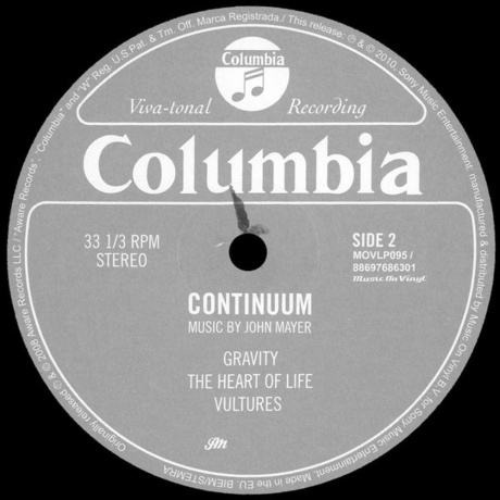 John Mayer - Continuum +1 (0886976863012) виниловая пластинка - фото 4