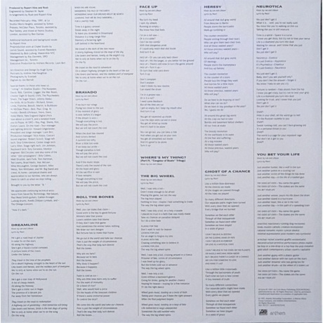 Rush - Roll The Bones (0603497823246) виниловая пластинка - фото 6