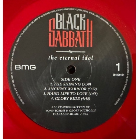 Black Sabbath - The Eternal Idol (coloured) (4099964129120) виниловая пластинка - фото 4