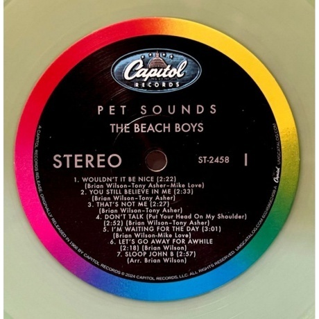 The Beach Boys - Pet Sounds (coloured) (0602458662498) виниловая пластинка - фото 6