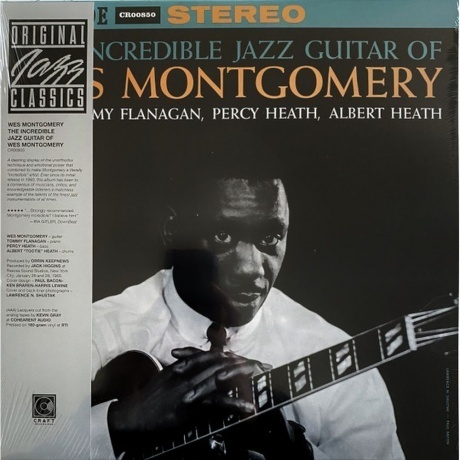 

Wes Montgomery - Incredible Jazz Guitar (Analogue, Original Jazz Classics) (0888072655881) виниловая пластинка