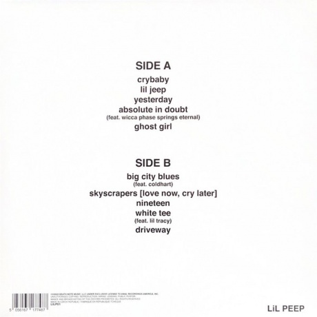 Lil Peep - Crybaby (coloured) (5056167177487) виниловая пластинка - фото 2