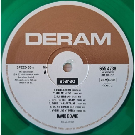 David Bowie - David Bowie (coloured) (0602465547375) виниловая пластинка - фото 2