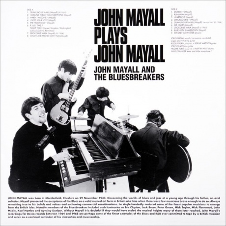 John Mayall - Plays John Mayall (coloured) (0602475354406) виниловая пластинка - фото 7