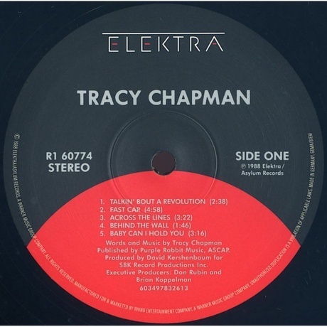 Tracy Chapman - Tracy Chapman (0603497832613) виниловая пластинка - фото 4