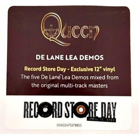 Queen - De Lane Lea Demos (EP) (0602475378853) виниловая пластинка - фото 5