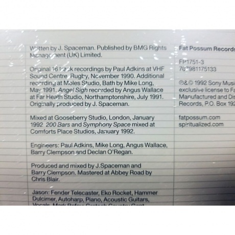 Spiritualized - Lazer Guided Melodies (0767981175119) виниловая пластинка - фото 4