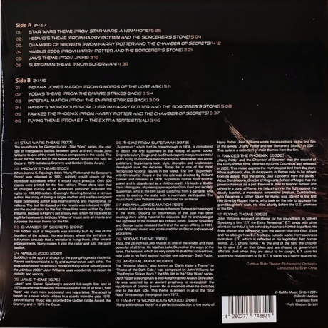 John Williams - Soundtrack Hits (coloured) (4260277748821) виниловая пластинка - фото 2