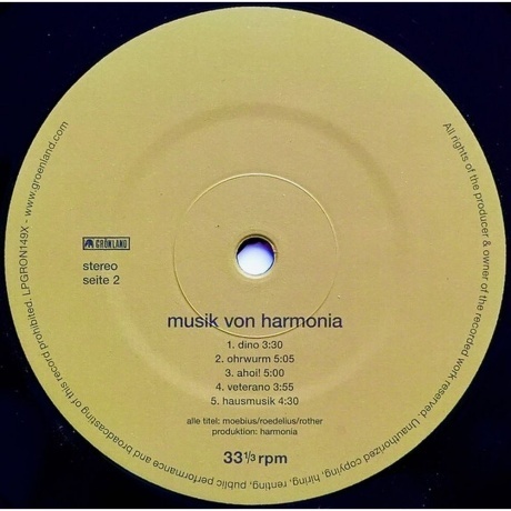 Harmonia - Musik Von Harmonia (5061010501012) виниловая пластинка - фото 6