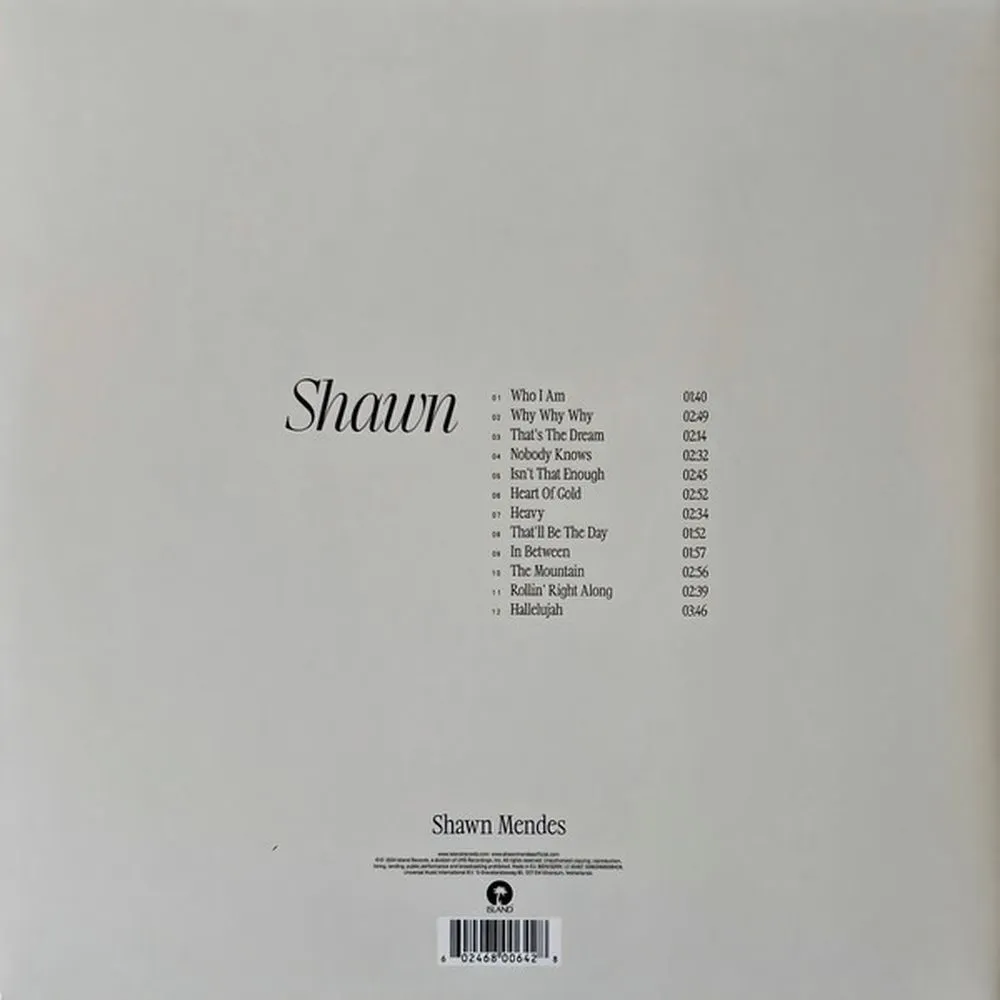 Shawn Mendes - Shawn (coloured) (0602468006398) виниловая пластинка - фото 3