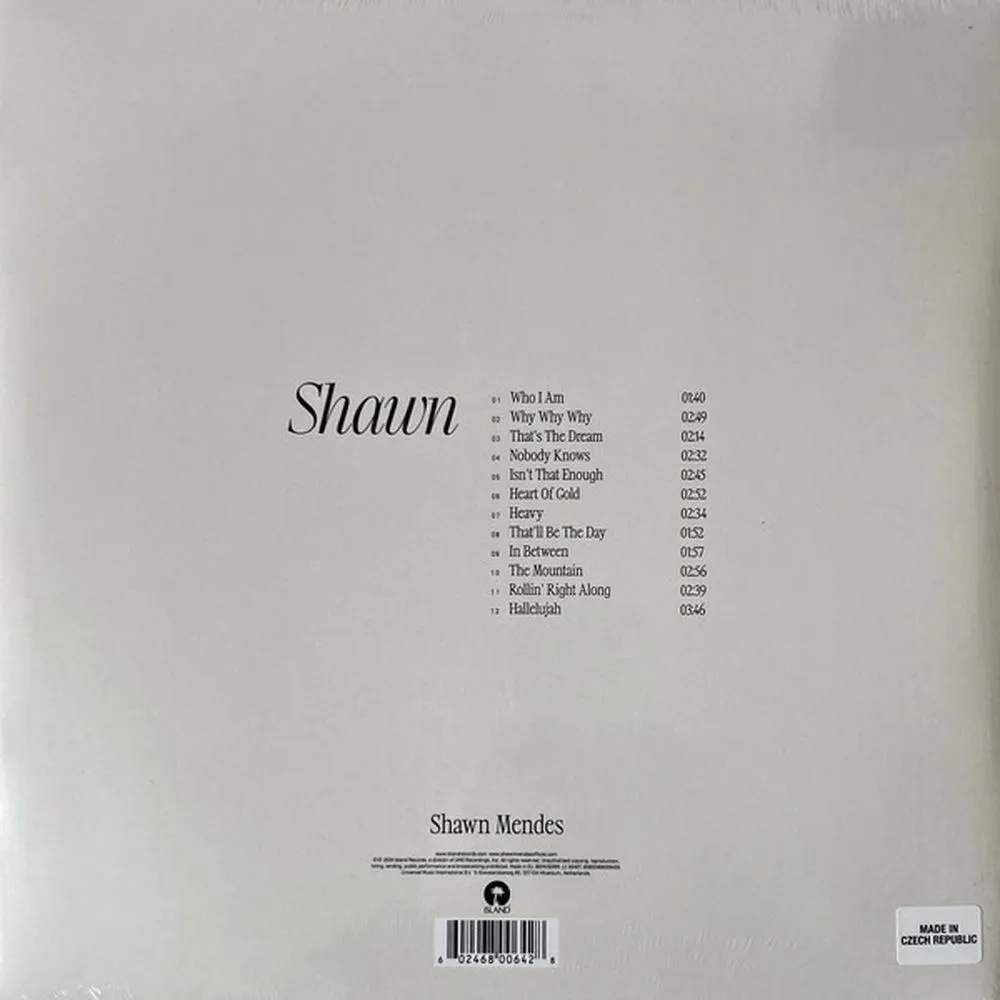 Shawn Mendes - Shawn (coloured) (0602468006398) виниловая пластинка - фото 34