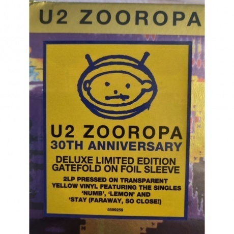U2 - Zooropa (coloured) (0602455992598) виниловая пластинка - фото 13