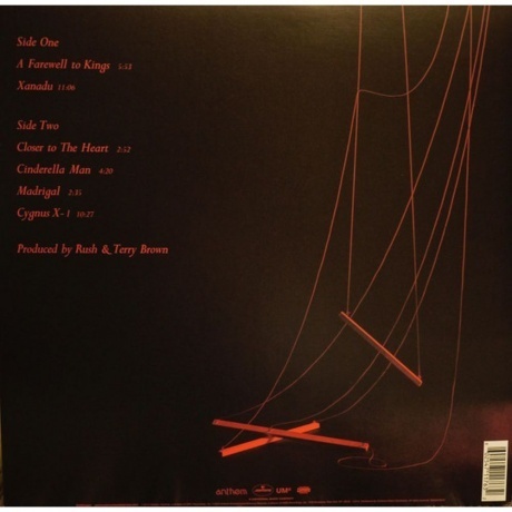 Rush - A Farewell To Kings (0602547117632) виниловая пластинка - фото 4