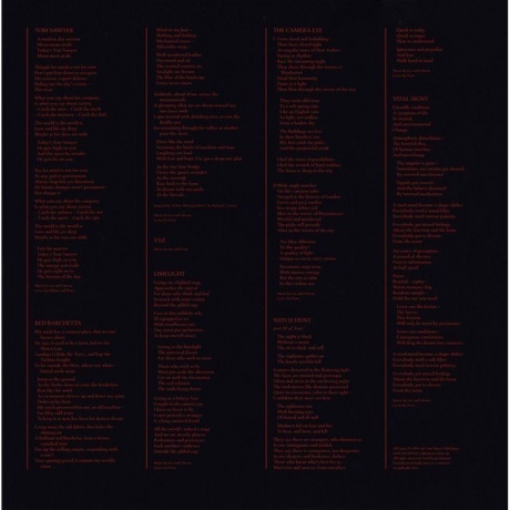 Rush - Moving Pictures (0602547118080) виниловая пластинка - фото 6