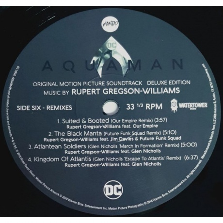 OST - Aquaman (Rupert Gregson-Williams) (0810041484857) виниловая пластинка - фото 13