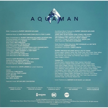 OST - Aquaman (Rupert Gregson-Williams) (0810041484857) виниловая пластинка - фото 15