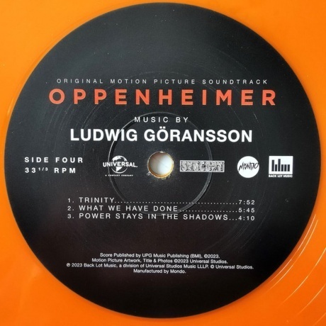 OST - Oppenheimer (Ludwig Goransson) (coloured) (0850010229911) виниловая пластинка - фото 11