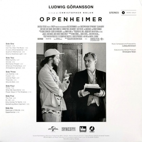 OST - Oppenheimer (Ludwig Goransson) (coloured) (0850010229911) виниловая пластинка - фото 3