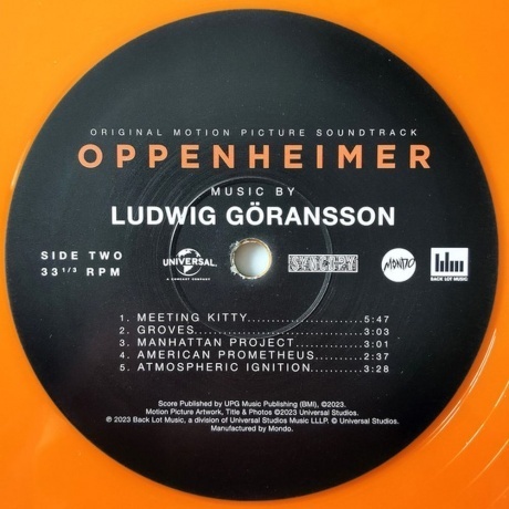 OST - Oppenheimer (Ludwig Goransson) (coloured) (0850010229911) виниловая пластинка - фото 9