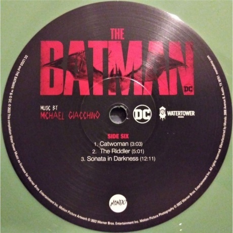 OST - The Batman (Michael Giacchino) (coloured) (0810041487735) виниловая пластинка - фото 13