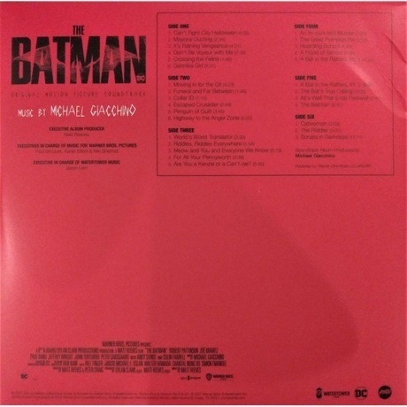 OST - The Batman (Michael Giacchino) (coloured) (0810041487735) виниловая пластинка - фото 7