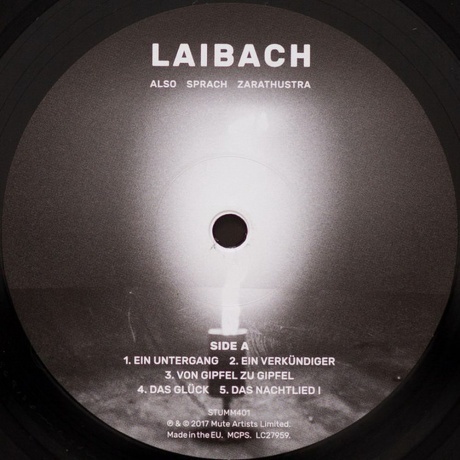 Laibach - Also Sprach Zarathustra (5414939955839) виниловая пластинка - фото 3