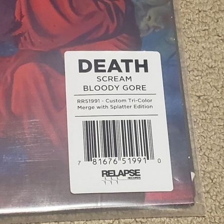 Death - Scream Bloody Gore (coloured) (0781676519910) виниловая пластинка - фото 10