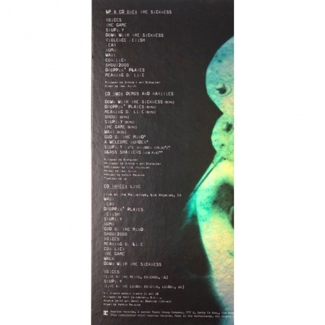 Disturbed - The Sickness - deluxe (0093624843313) виниловая пластинка - фото 41