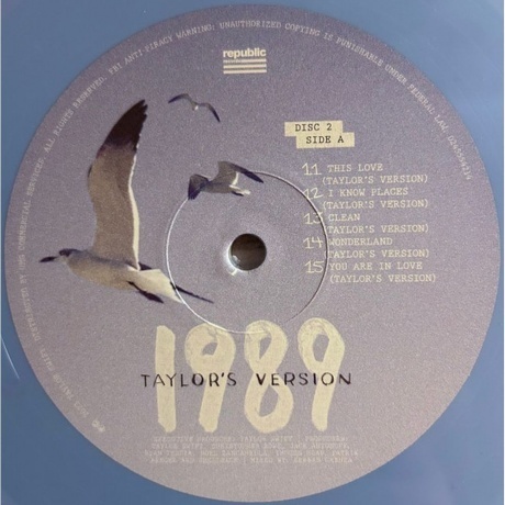 Taylor Swift - 1989 (coloured) (0602455542144) виниловая пластинка - фото 6