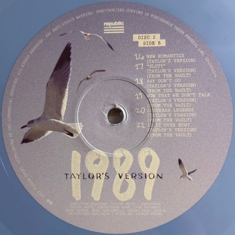 Taylor Swift - 1989 (coloured) (0602455542144) виниловая пластинка - фото 7