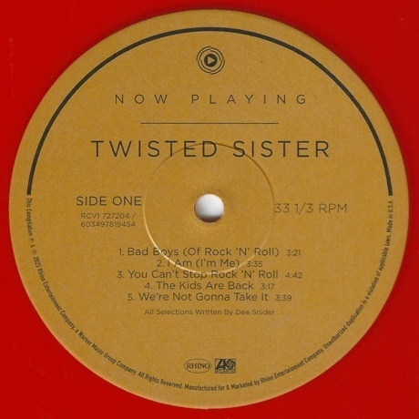 Twisted Sister - Now Playing (coloured) (0603497819454) виниловая пластинка - фото 4