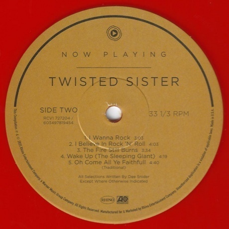 Twisted Sister - Now Playing (coloured) (0603497819454) виниловая пластинка - фото 5