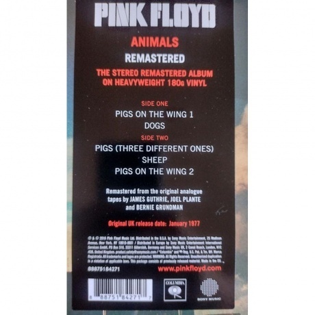 Pink Floyd - Animals (0888751842717) виниловая пластинка - фото 2