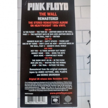Pink Floyd - The Wall (0888751842816) виниловая пластинка - фото 3