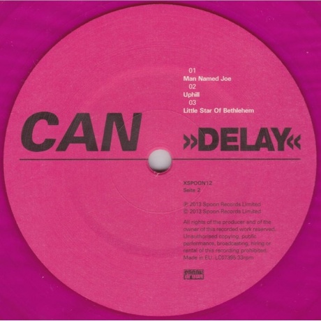Can - Delay 1968 (coloured) (5400863042318) виниловая пластинка - фото 3
