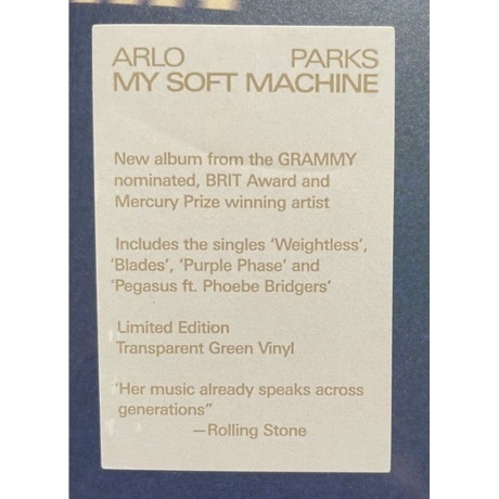 Arlo Parks - My Soft Machine (coloured) (5400863101985) виниловая пластинка - фото 10