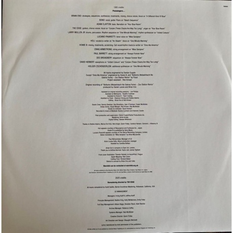 Passengers - Original Soundtracks 1 (0602475646013) виниловая пластинка - фото 5