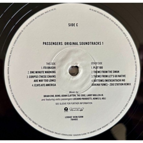 Passengers - Original Soundtracks 1 (0602475646013) виниловая пластинка - фото 9