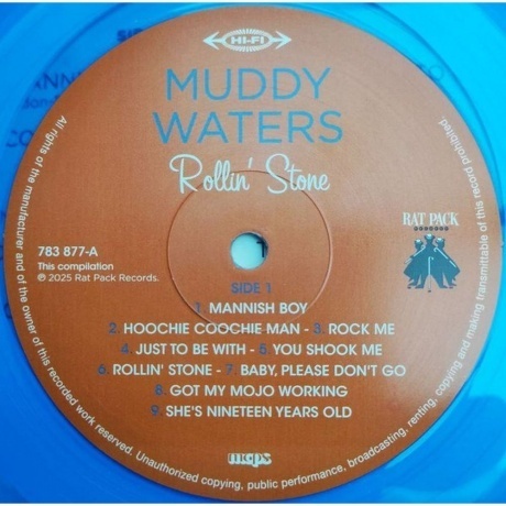 Muddy Waters - Rollin' Stone (coloured) (3700477838775) виниловая пластинка - фото 4