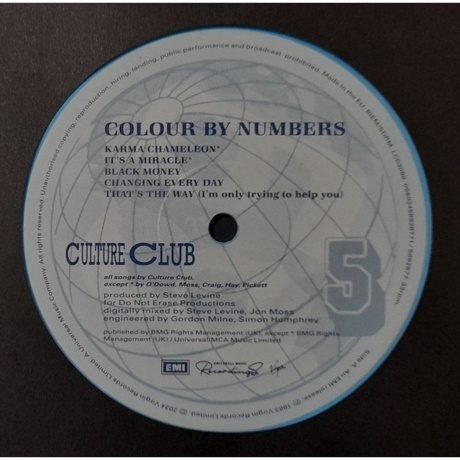 Culture Club - Colour By Numbers (coloured) (0602458828771) виниловая пластинка - фото 4