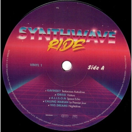 Variois Artists - Synthwave Ride (3596974765863) виниловая пластинка - фото 4