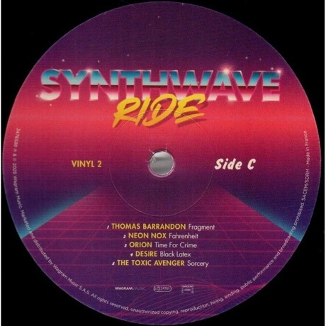 Variois Artists - Synthwave Ride (3596974765863) виниловая пластинка - фото 6